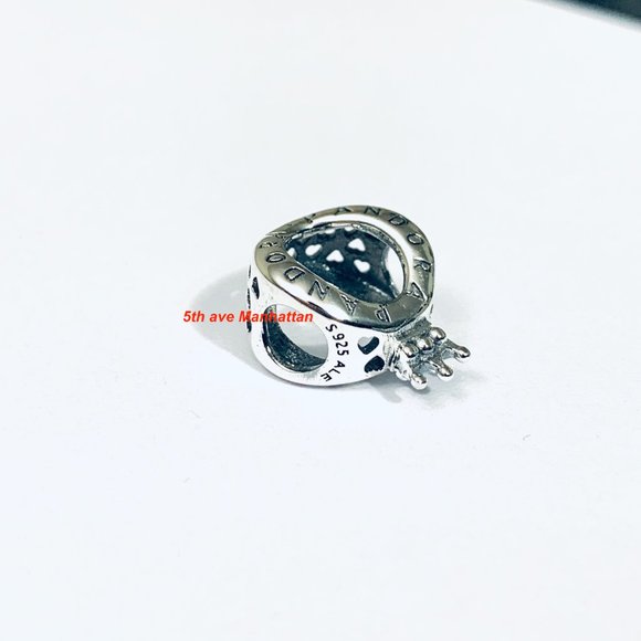 Brand New Authentic Pandora Silver Crown O Charm / Charm For Pandora Bracelets - Picture 4 of 4